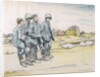 Four German Prisoners by a French Village, 1917 by William Orpen
