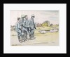 Four German Prisoners by a French Village, 1917 by William Orpen