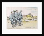 Four German Prisoners by a French Village, 1917 by William Orpen