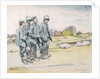 Four German Prisoners by a French Village, 1917 by William Orpen