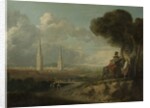 Coventry from Hillfields, c.1807 by Edward Junior Rudge