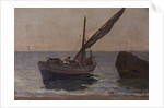 Boats on the Shore, early 20th century by Frederick William Jackson