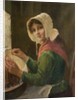 Young Woman Lacemaking, late 19th-early 20th century by David W. Haddon