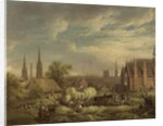 Haymaking at Coventry, mid-19th century by David Gee