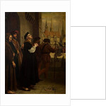 The Martyrdom of Laurence Saunders at Coventry, right hand panel of triptych, 1851 by Charles West Cope