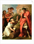 Tarquin the Elder consulting Attus Nevius the Augur by Sebastiano Ricci