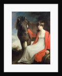 Portrait of Miss Emily Beauchamp with her Pony by John Opie