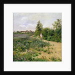 A Surrey Lane, 1890 by John Clayton Adams