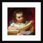 A Girl Reading by James Sant