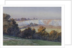 Coulsdon Quarry from Farthing Downs by Ethel Hall