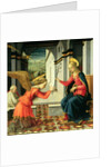 The Annunciation by Filippo (and workshop) Lippi