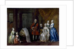 Group portrait of Frederick, Prince of Wales, with his brother the Duke of Cumberland and their five sisters, 1730 by William Aikman