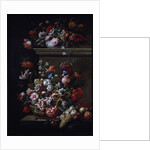 Still life of flowers by J-B & Bogdany Jakob (1660-1724) Monnoyer