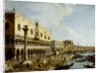 Venice: a view of the Doge's Palace and the Riva degli Schiavoni from the Piazzetta, c.1729 by Canaletto