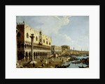 Venice: a view of the Doge's Palace and the Riva degli Schiavoni from the Piazzetta, c.1729 by Canaletto