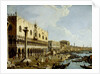 Venice: a view of the Doge's Palace and the Riva degli Schiavoni from the Piazzetta, c.1729 by Canaletto