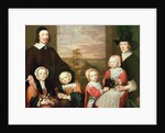 Unidentified family portrait, traditionally thought to be that of Sir Thomas Browne, mid 1640s by William Dobson