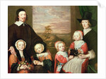 Unidentified family portrait, traditionally thought to be that of Sir Thomas Browne, mid 1640s by William Dobson