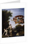 The Expulsion of Adam and Eve by Domenichino (1581-1641)
