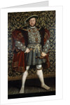 Portrait of King Henry VIII, after 1557 by Hans Holbein the Younger