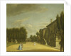 View of Chiswick Villa from the back to the Inigo Jones gate, 1742 by George Lambert