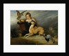 Richard Cavendish with 'Spot', the 6th Duke of Devonshire's Italian greyhound, c.1828 by Edwin Landseer