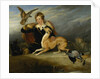 Richard Cavendish with 'Spot', the 6th Duke of Devonshire's Italian greyhound, c.1828 by Edwin Landseer