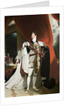 Portrait of King George IV, 1820-30 by Thomas (studio of) Lawrence