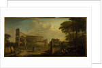 A view of the Colosseum, Rome by Giovani Paolo Panini
