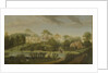 View of the terrace looking across the canal to the side of the villa, Chiswick Villa by Pieter Andreas Rysbrack