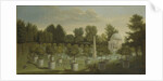 View of the Orange Tree Garden, Chiswick House by Pieter Andreas Rysbrack