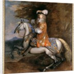 Lord William Cavendish, later 4th Earl and 1st Duke of Devonshire on horseback by Adam Frans van der Meulen