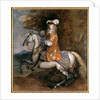Lord William Cavendish, later 4th Earl and 1st Duke of Devonshire on horseback by Adam Frans van der Meulen
