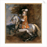 Lord William Cavendish, later 4th Earl and 1st Duke of Devonshire on horseback by Adam Frans van der Meulen