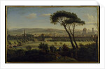 A view of Florence from the Bologna Road by Gaspar van Wittel