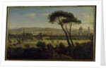A view of Florence from the Bologna Road by Gaspar van Wittel