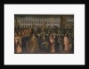 The Dogaressa Marina Morosini-Grimani leaving Palazzo Grimani for her coronation in the Palazzo Ducale, Venice, 1597 by Andrea Vicentino