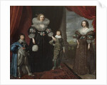 Christian Bruce, Countess of Devonshire, and her children, c. 1629 by Daniel Mytens