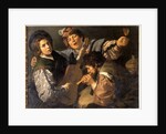 Three men making music, c.1616 by Valentin de Boulogne