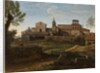 An Italianate Landscape with a view of Saint Giovanni in Laterano, c.1672-75 by Gaspard Poussin Dughet
