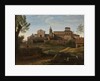 An Italianate Landscape with a view of Saint Giovanni in Laterano, c.1672-75 by Gaspard Poussin Dughet
