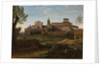 An Italianate Landscape with a view of Saint Giovanni in Laterano, c.1672-75 by Gaspard Poussin Dughet