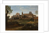 An Italianate Landscape with a view of Saint Giovanni in Laterano, c.1672-75 by Gaspard Poussin Dughet