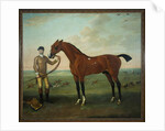 Flying Childers with a groom on Newmarket Heath, c.1722-25 by James Seymour