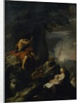 St. John the Baptist preaching in the wilderness by Pierre Louis Cretey or Cretet