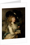 Georgiana, Duchess of Devonshire, c.1785-87 by Thomas Gainsborough