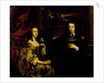 Portrait of a young gentleman and his wife, c.1655-58 by Peter Lely
