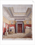 The Sculpture Gallery, north end, c.1870 by John Dibblee Crace