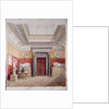 The Sculpture Gallery, north end, c.1870 by John Dibblee Crace