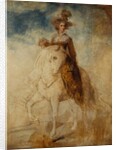 Equestrian portrait of a lady, said to be Lady Elizabeth Foster by Richard Cosway
